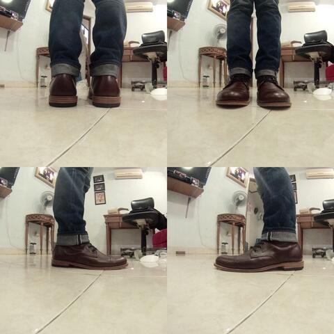 leather boots handmade size 44