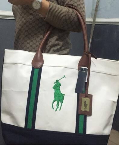 green ralph lauren bag