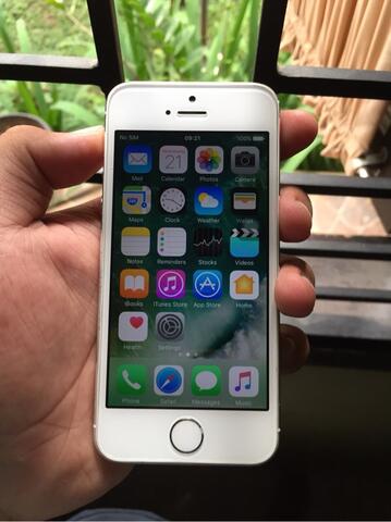 Iphone 5S silver mulus