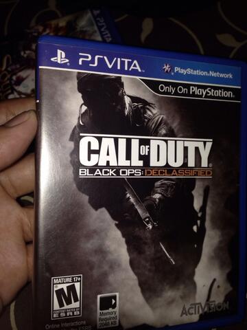 psvita / ps vita game cod blackops..call of duty