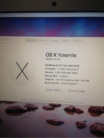 macbook air 11 inch (mid 2012)