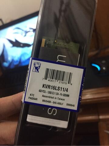 WTS RAM Laptop Kingston 4GB DDR3L
