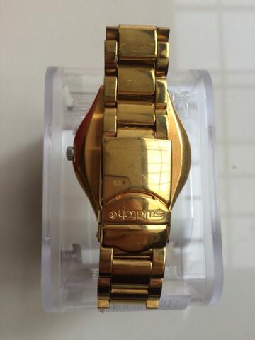 Preloved Jam Tangan Wanita - Swatch Irony SR626SW Gold Original