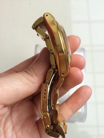 Preloved Jam Tangan Wanita - Swatch Irony SR626SW Gold Original