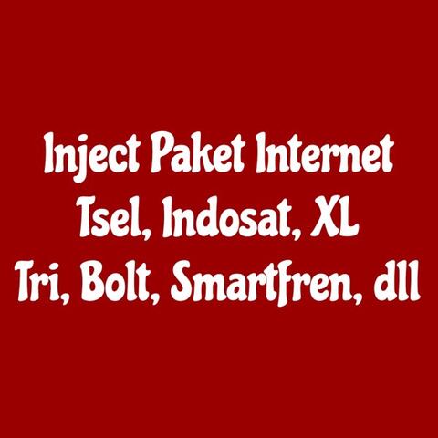 [DiditAdya] inject/injek paket/pulsa data internet Telkomsel, XL, Indosat