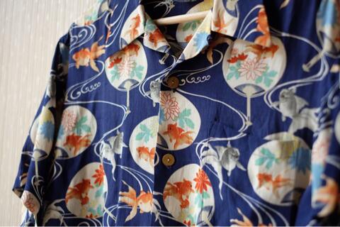 tropical print chef coat