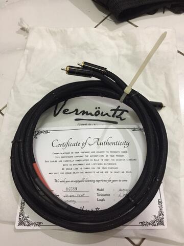 interkonek Rca vermouth black curse rhodium 2m