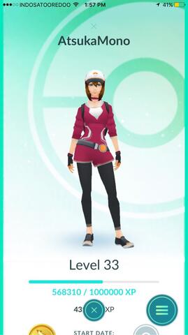 Akun Pokemon GO Hyper Lv 33 full Dragonite Snorlax dkk