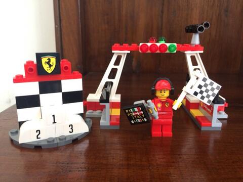 Lego Shell Finish line and Podium