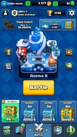 Clash Royale 4 Legendary Cards