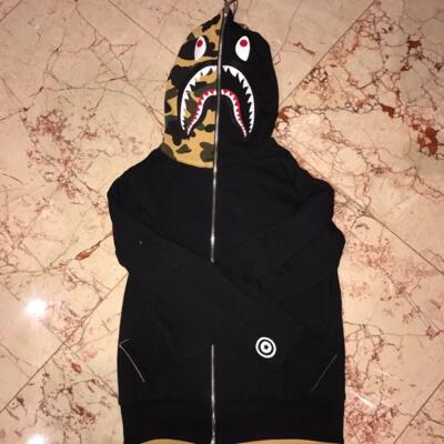 A bathing ape reversible shark hoodie (not supreme, bape, stussy)