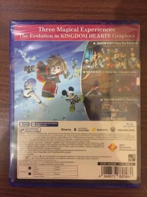PS4 Kingdom Hearts HD 2.8 Final Chapter Prologue REGION 3 (2nd)