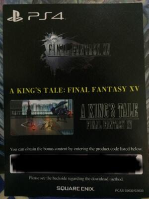 [PS4] A King's Tale: Final Fantasy XV [Digital Download Code] Region 3