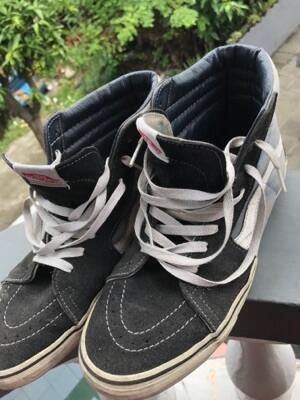 vans sk8 oldskool size 10 (43) blue asli