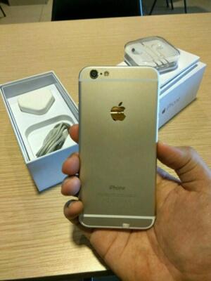 iPhone 6 16GB Gold Fulset Mulus Ex Internasional COD Pontianak