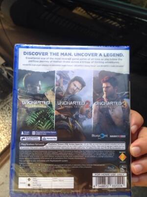 BD ( Blue-ray Disc ) Playstation 4 Uncharted 1 2 3