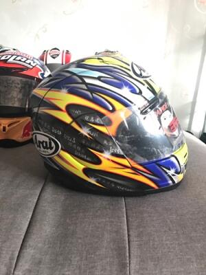 Terjual arai rapide SR aoyama size M 
