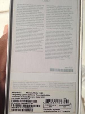 iPhone 5 White 4G 16 Gb Ori Ex Infinite Murah