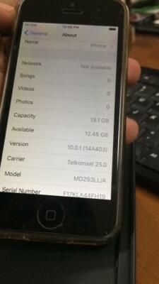 iPhone 5 Black 16GB Murah Lengkap