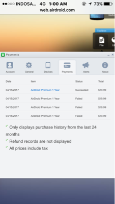 AirDroid Upgrade member aplikasi sharing file