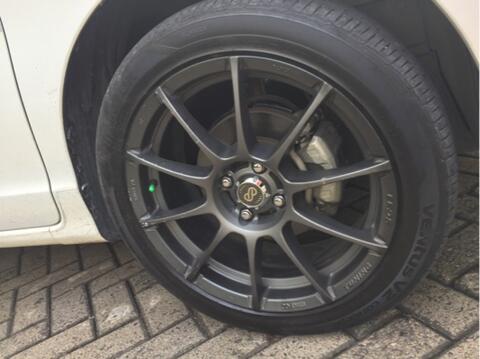 velg enkei tuning sc33 ring 17 + ban hankook