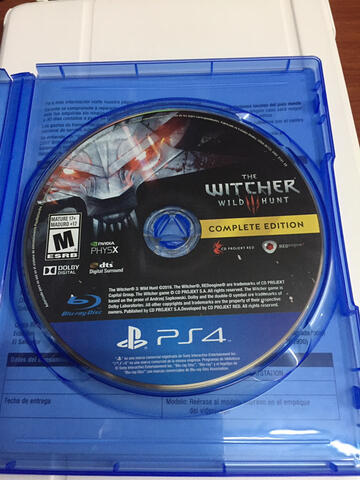 BD PS4 The Witcher 3 Wild Hunt