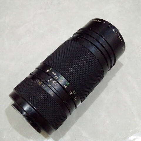 [CAKIM] WTS lensa Manual EBC Fujinon T 200mm F/4.5 murah bukan sony canon nikon