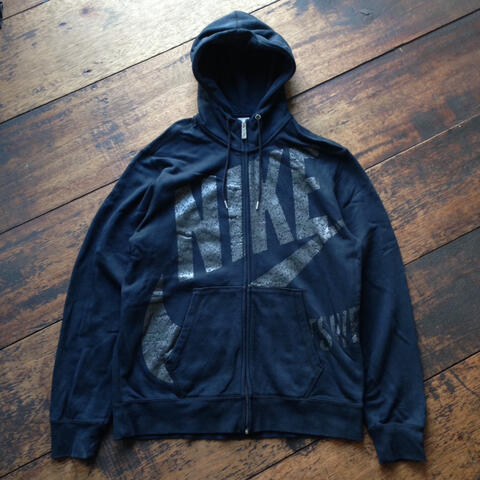 nike oversized logo hoodie