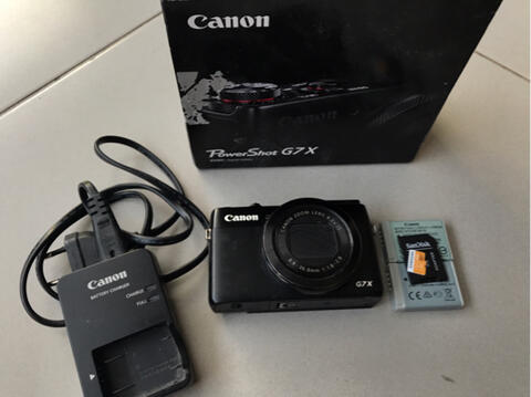 canon g7x fullset murah