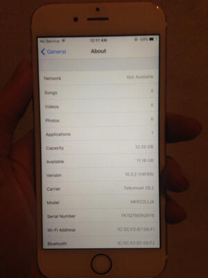 iphone 6s 16gb rose gold ada minus