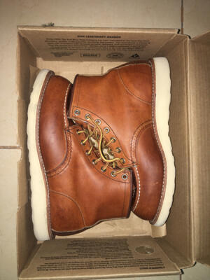 RED WING Shoes Original Moc Toe Classic 6" Ukuran 7D