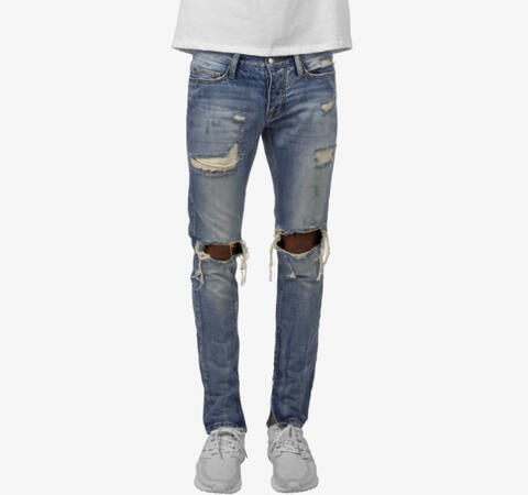 Terjual Jeans Mnml denim blue size 30 