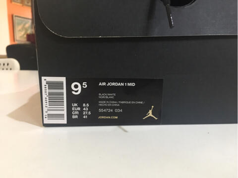 FOR SALE! JORDAN 1 MID ALL BLACK