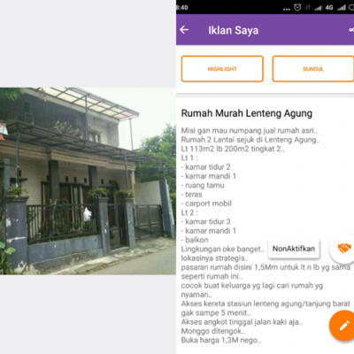 jual rumah (bantu jual rumah buat teman)