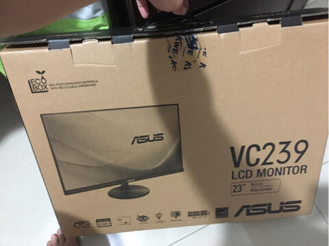 monitor lcd ips panel asus bc239