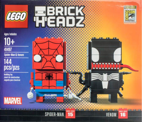 LEGO 41497 BRICKHEADZ Spider-Man & Venom