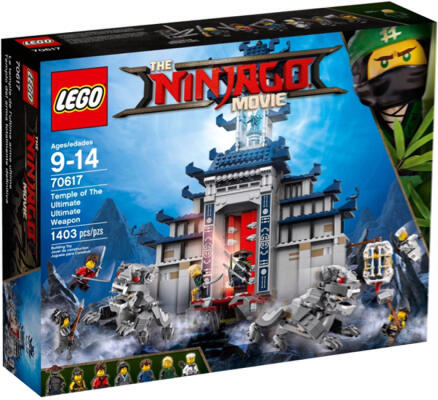 LEGO 70617 THE LEGO NINJAGO MOVIE Temple of the Ultimate Ultimate Weapon