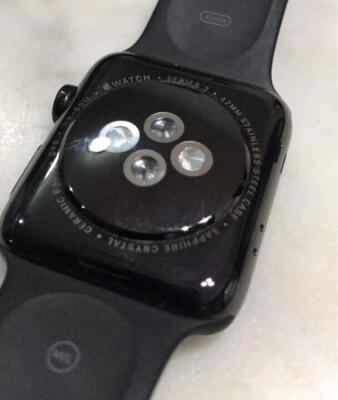 Apple Watch Series 2 Stainless Steel Black Sport Band Like New