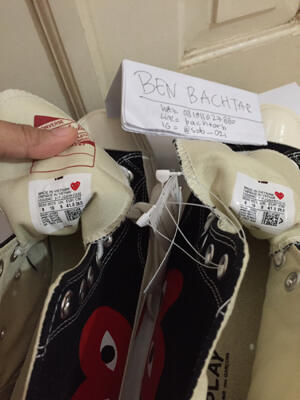 Converse CT 70s x CDG Play Black Hi - 100% ORIGINAL GUARANTEE!!