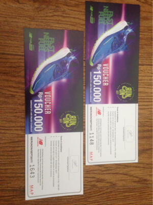 voucher new balance 150K Rupiahs