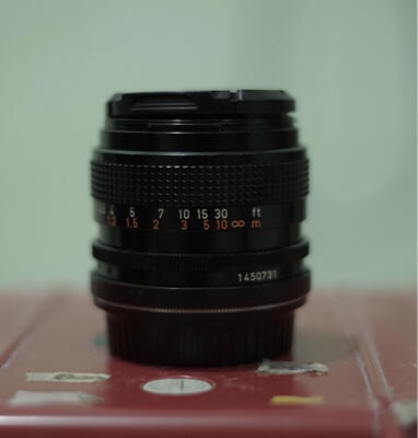 lensa manual canon fd f1.4 eos mount