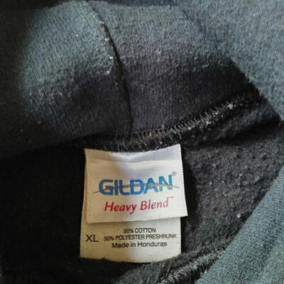 gildan polyester hoodie