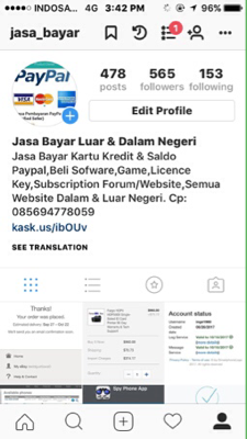 Jasa Pembayaran PayPal (Verified Seller)