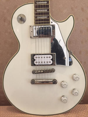 epiphone white lightning les paul