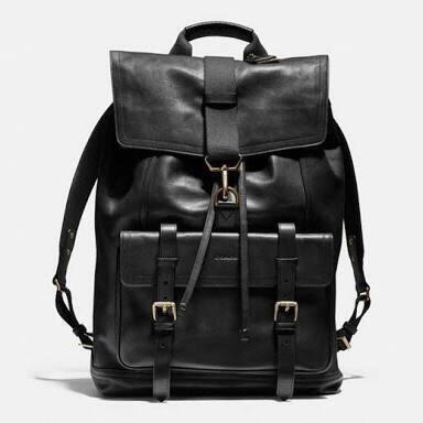 coach bleecker leather backpack