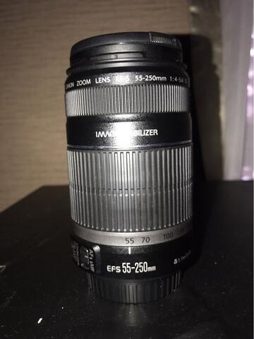 Canon 550 D wit - EFS 10-18 and EFS 55-250