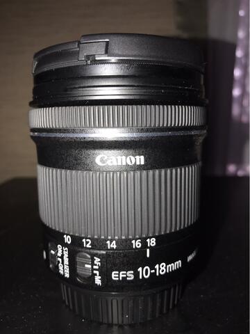 Canon 550 D wit - EFS 10-18 and EFS 55-250
