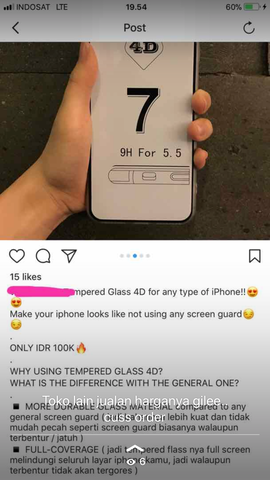 tempered glass 4d / 3d iphone 6 6s 6+ 7 7+ 8 8s 8+