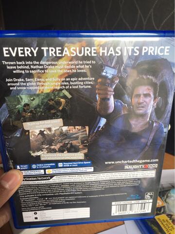 Game PS4 Original Uncharted 4