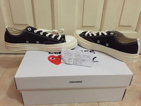 Converse CT 70s x CDG Play Black Low - 100% ORIGINAL GUARANTEE!!